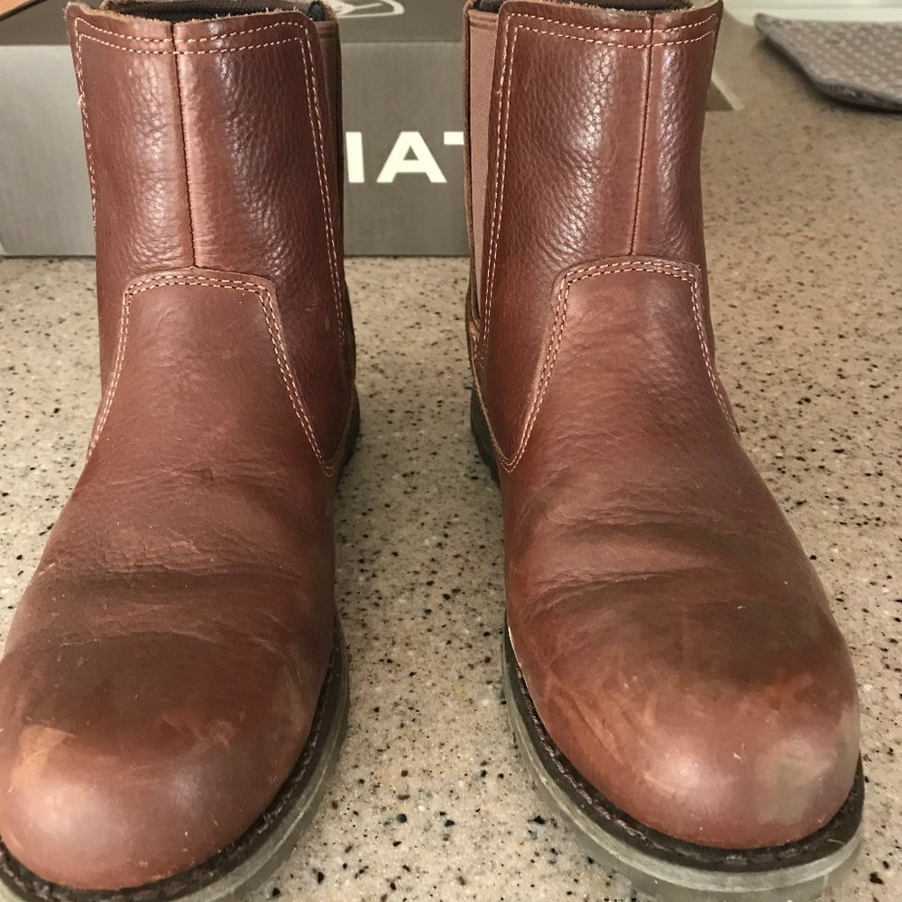 Ladies Freedom Pull On Steel Toe Work Boot Sz 10